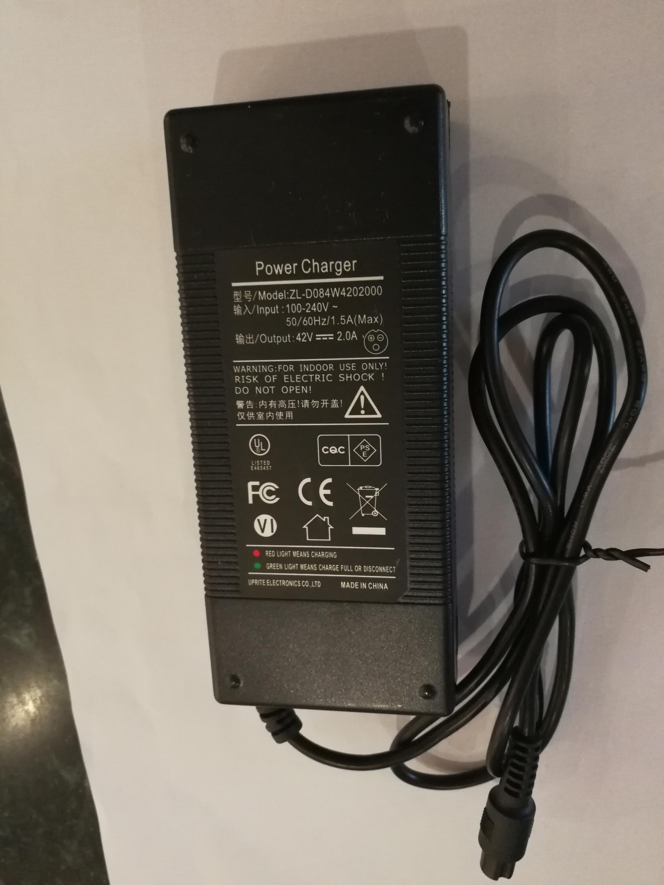 Factory Price High efficiency universal self balancing scooter adapter 54.6v 2a dc power supply Li-ion battery charger